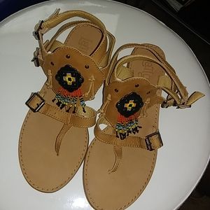 LaTigo leather thong sandals. Sze 8.
